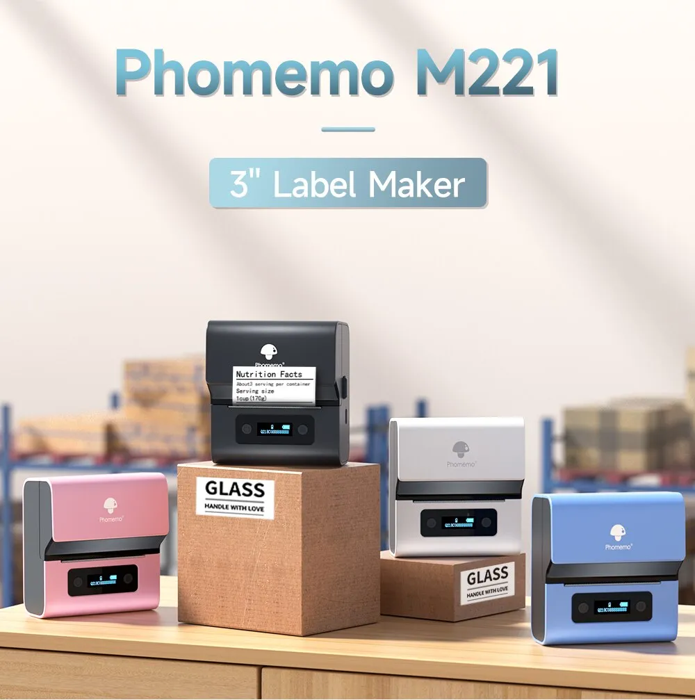Real Phomemo M221 3inch Waterp - Label Printer Thermal reseña y precio