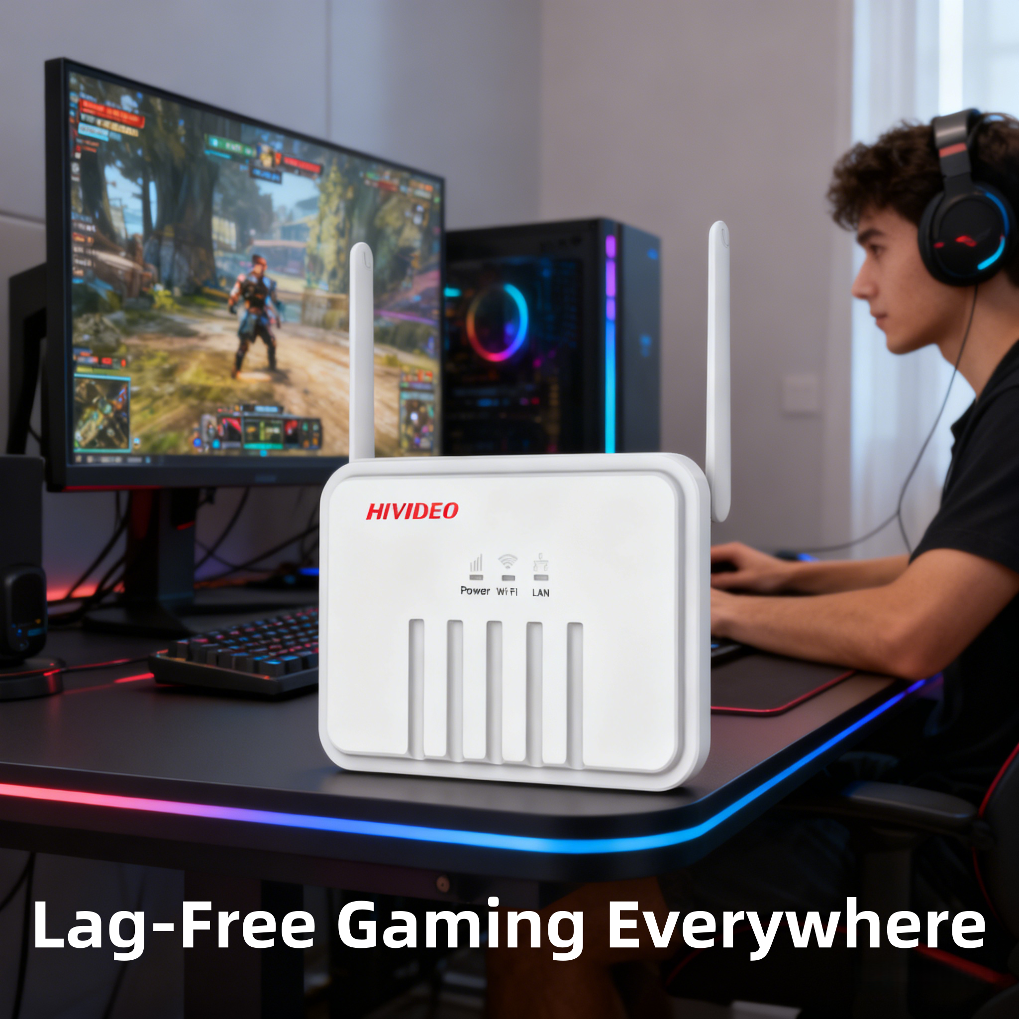 HIVIDEO 1200Mbps 1.2Gbps WiFi  - Wifi Range Extender reseña y precio