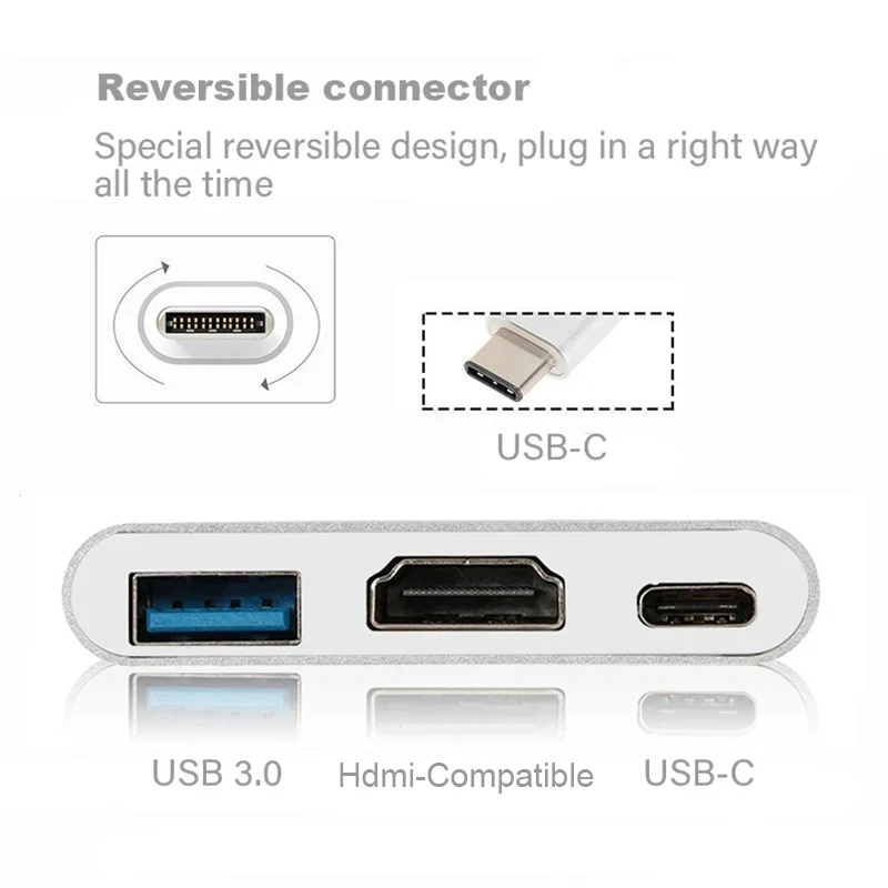 3 IN 1 USB PD HDMI Docking Sta - Docking Station Usb C reseña y precio