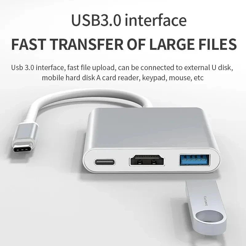 3 IN 1 USB PD HDMI Docking Sta - Docking Station Usb C reseña y precio