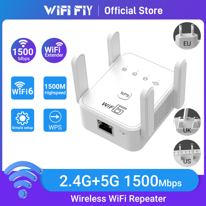 WIFI6 1500Mbps 5Ghz Wireless W - Wifi Range Extender reseña y precio
