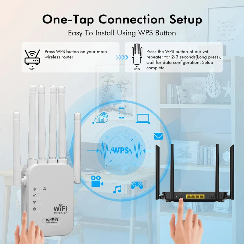 Regaton 1200Mbps 5GHz WiFi Rep - Wifi Range Extender reseña y precio