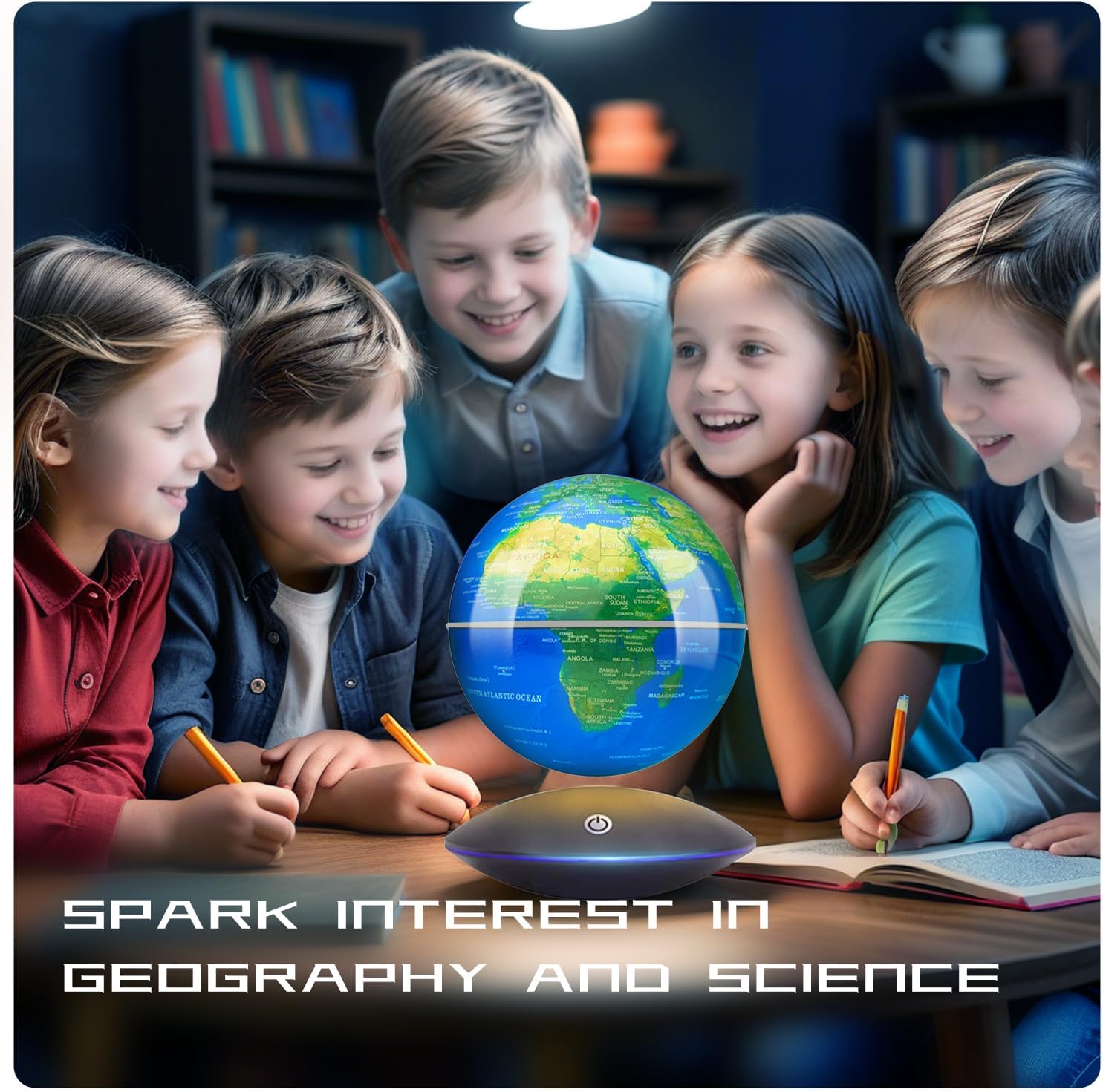 Magnetic Levitating Globe with - Office Tech And Gadgets reseña y precio