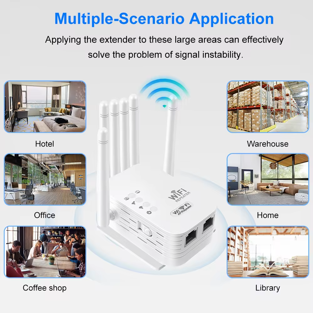 1200Mbps Wireless WiFi Repeate - Wifi Range Extender reseña y precio