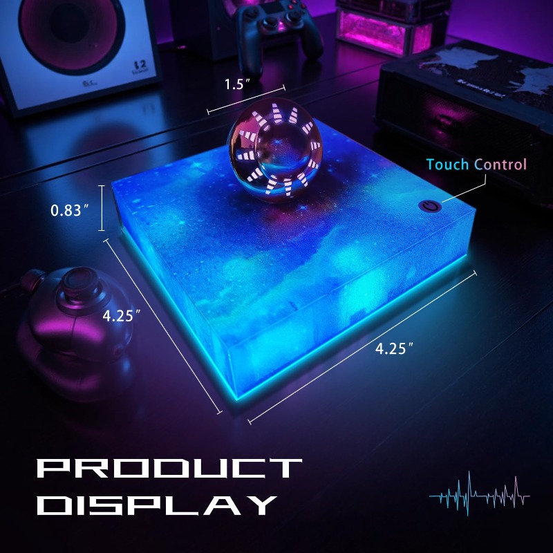 Levitating UFO Lamp Floating 3 - Office Tech And Gadgets reseña y precio