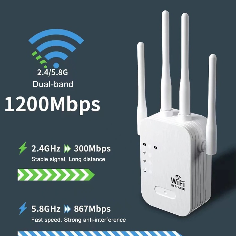 1200Mbps WiFi Repeater Wireles - Wifi Range Extender reseña y precio