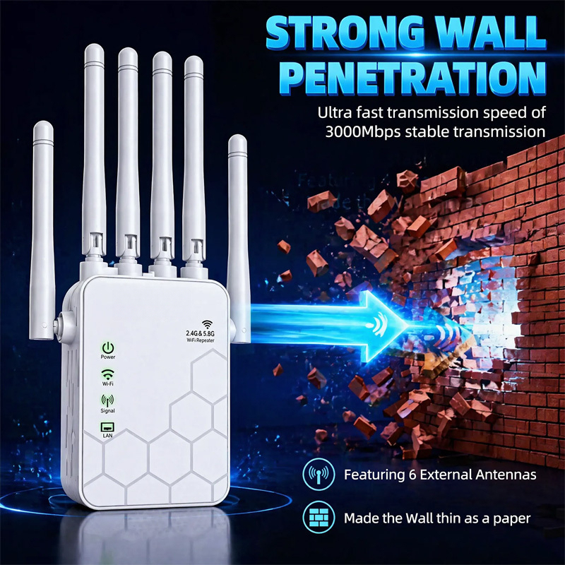 AX1800 WiFi 6 Extender Dual Ba - Wifi Range Extender reseña y precio