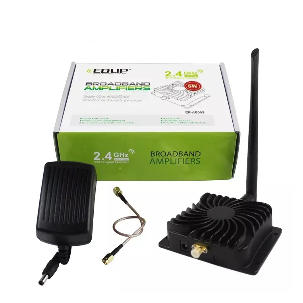 EDUP AB003 8W WiFi Booster 2.4 - Wifi Range Extender reseña y precio