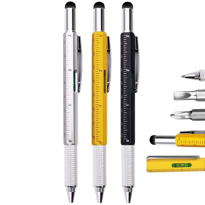 3 Pens/Pack Multitool Pen 7 in - Office Tech And Gadgets reseña y precio