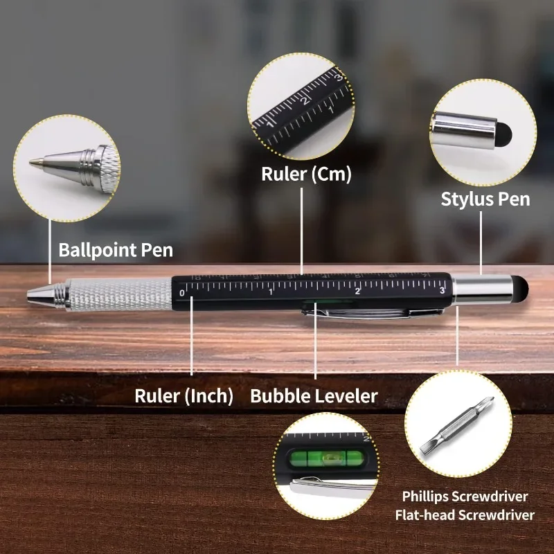3 Pens/Pack Multitool Pen 7 in - Office Tech And Gadgets reseña y precio