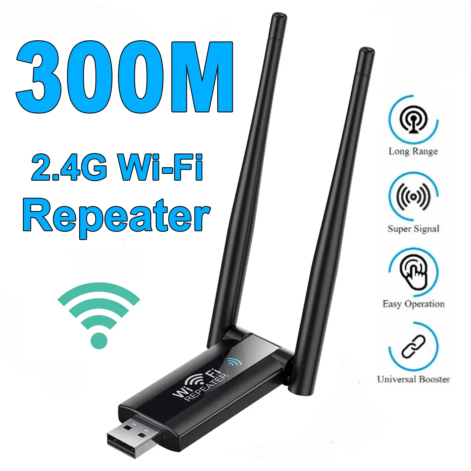 KEBIDUMEI 300Mbps USB Wireless - Wifi Range Extender reseña y precio