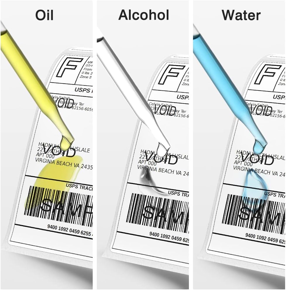4x6 White Mailing Fanfold Post - Label Printer Thermal reseña y precio