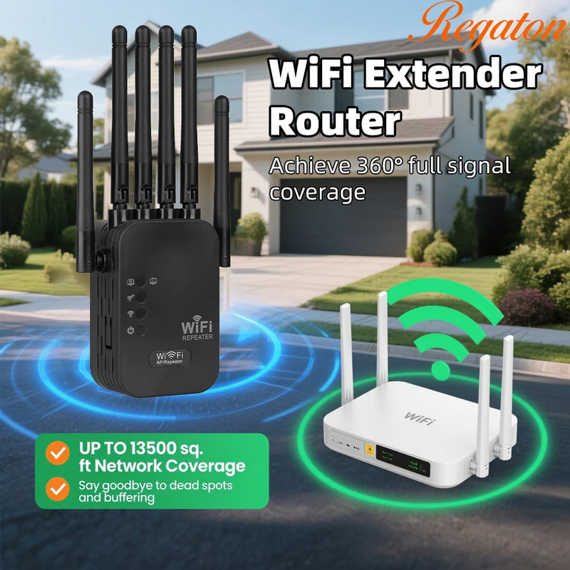 Wireless 5G WiFi Repeater 1200 - Wifi Range Extender reseña y precio