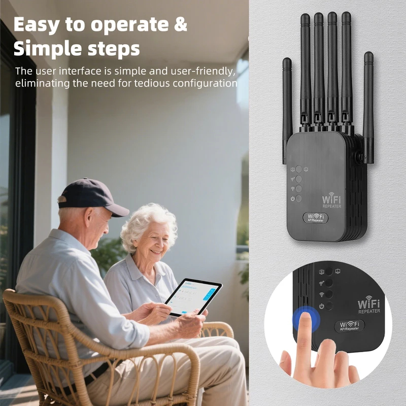 Wireless 5G WiFi Repeater 1200 - Wifi Range Extender reseña y precio