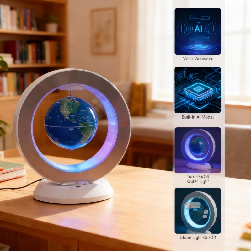 Levitating Globe Bluetooth Spe - Office Tech And Gadgets reseña y precio