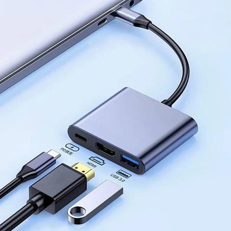 USB C HUB 3in1 Type C 3.0 to H - Docking Station Usb C reseña y precio