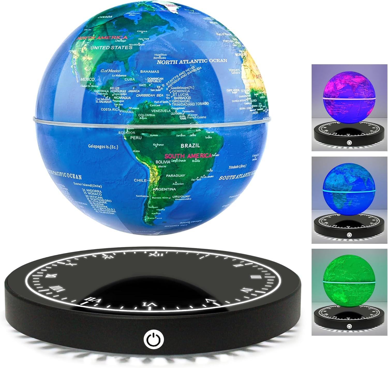 Magnetic Levitating Globe with - Office Tech And Gadgets reseña y precio