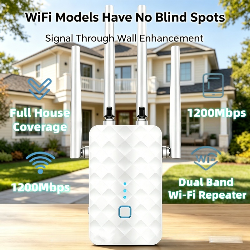 1200Mbps WiFi Repeater Wireles - Wifi Range Extender reseña y precio