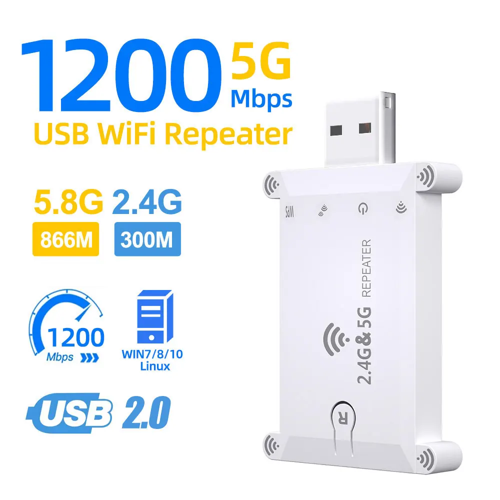 WiFi FIY 2.4g/5g Usb Wifi Repe - Wifi Range Extender reseña y precio